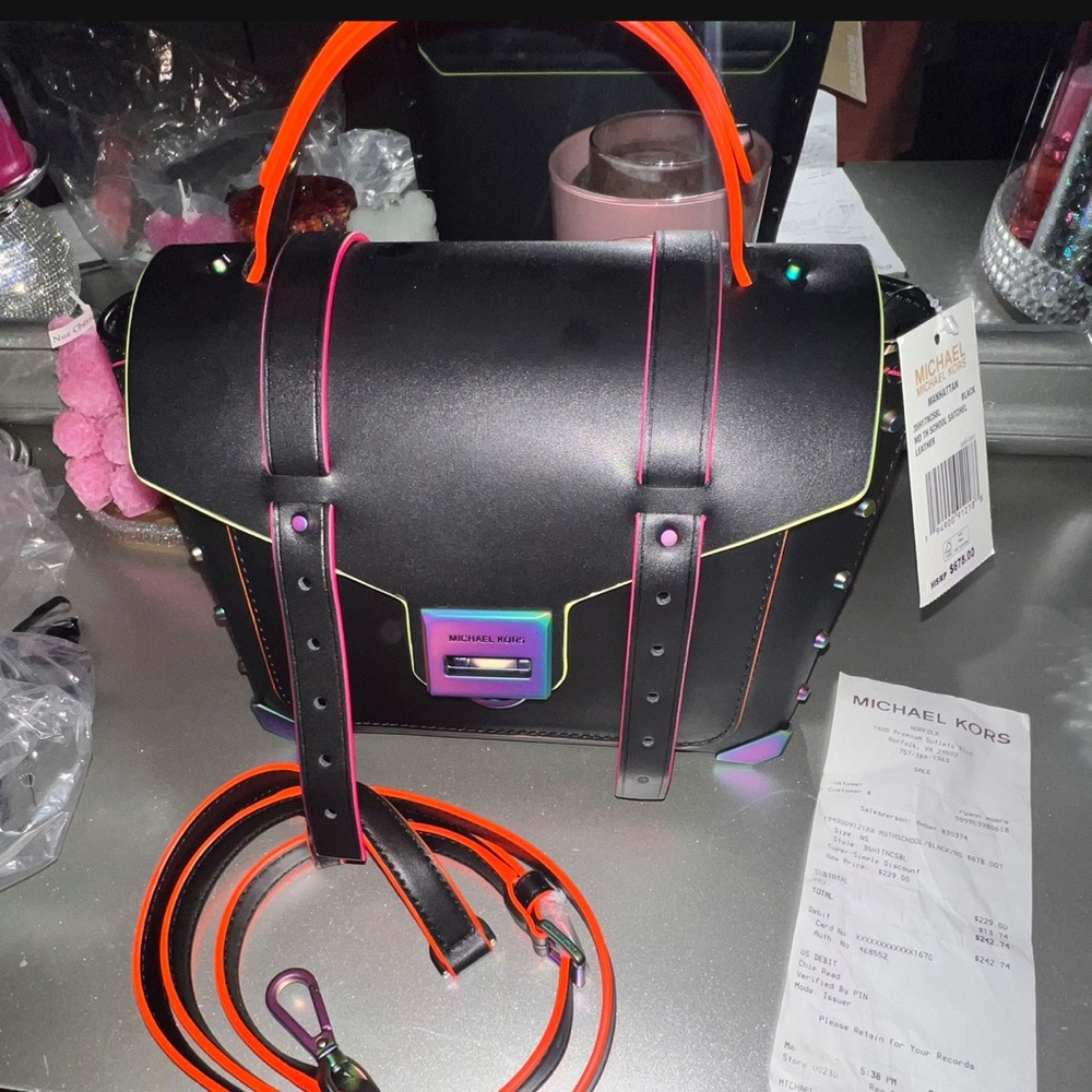 Michael Kors Manhattan Satchel Bag